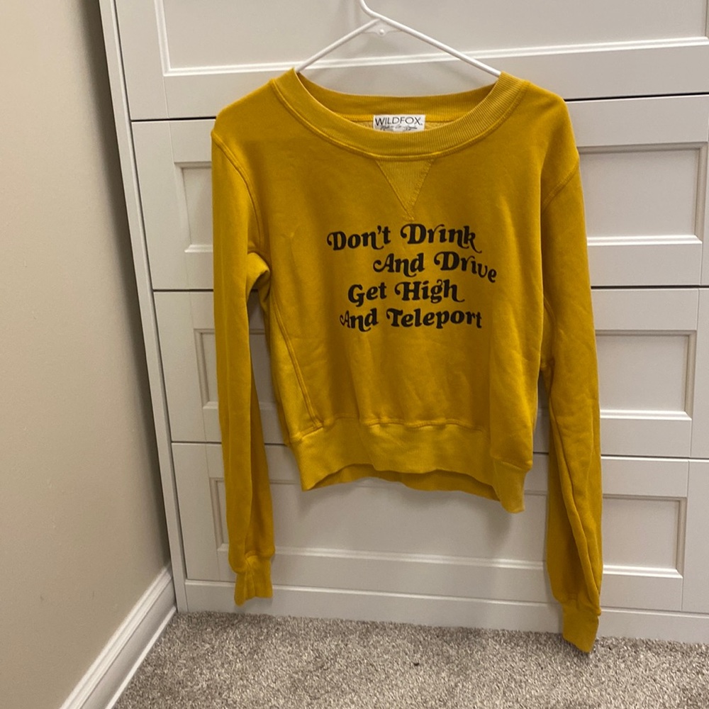 Wild fox sweatshirt shirt